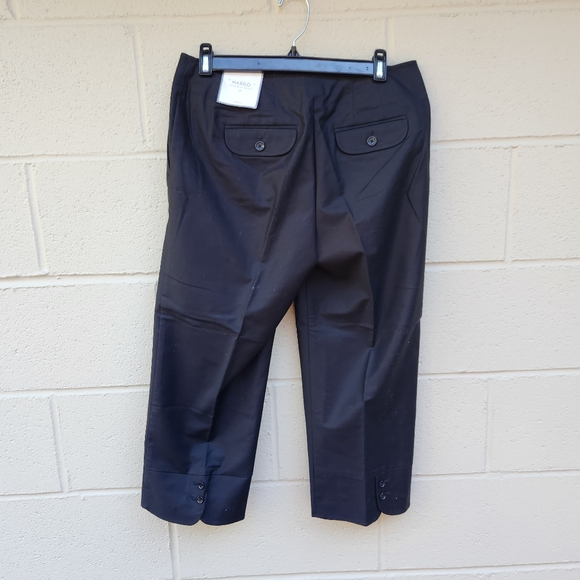 NWT- Ann Taylor- Margo- Black- Stretch- Capri Pants- Size 4 - Picture 4 of 8